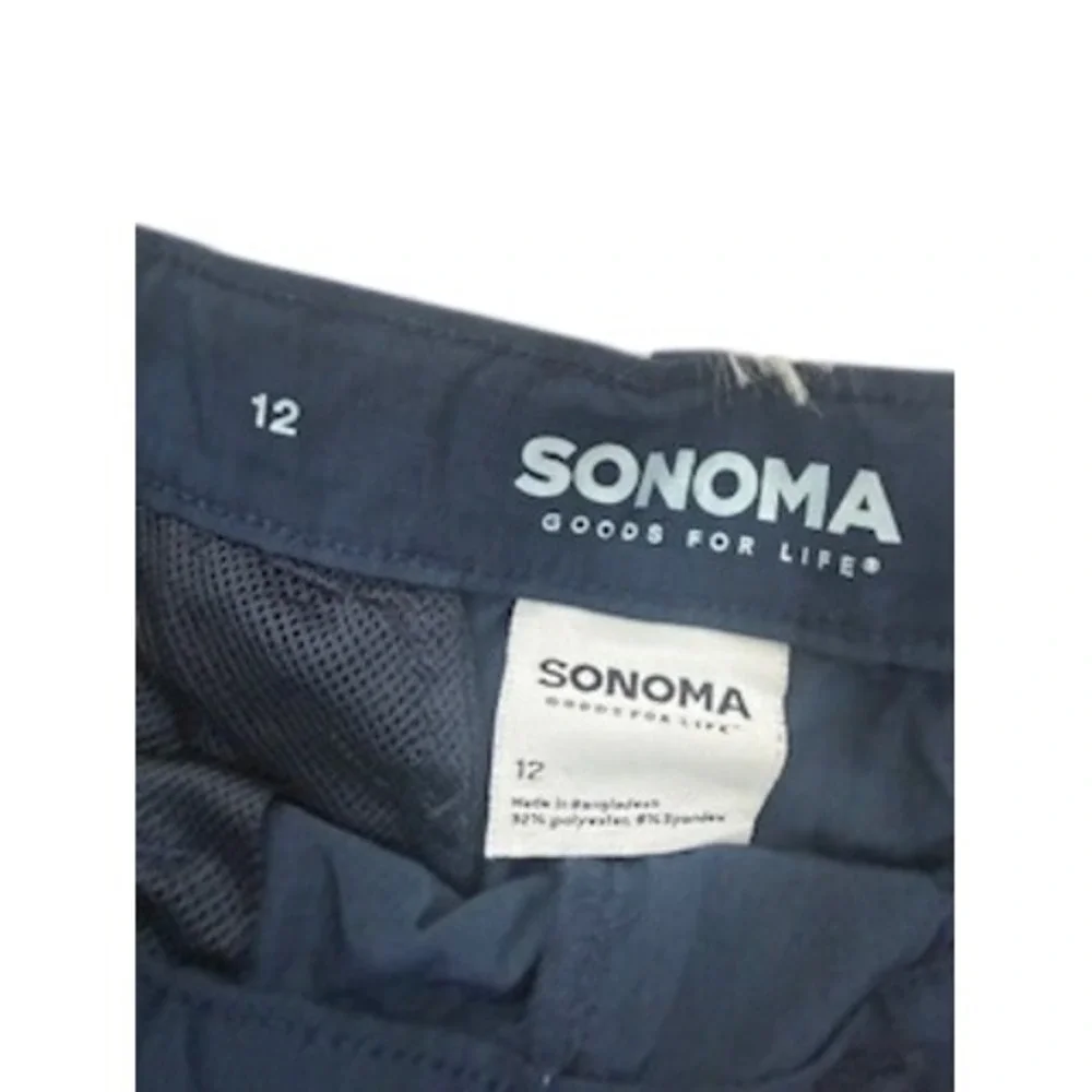 Sonoma Goods For Life Boys Casual Shorts Size 12 Blue Lightweight Summer Shorts